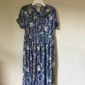Kids/Girls April Cornell Cornelloki Girls 5/6 Rayon Floral Apron Gunne Sax